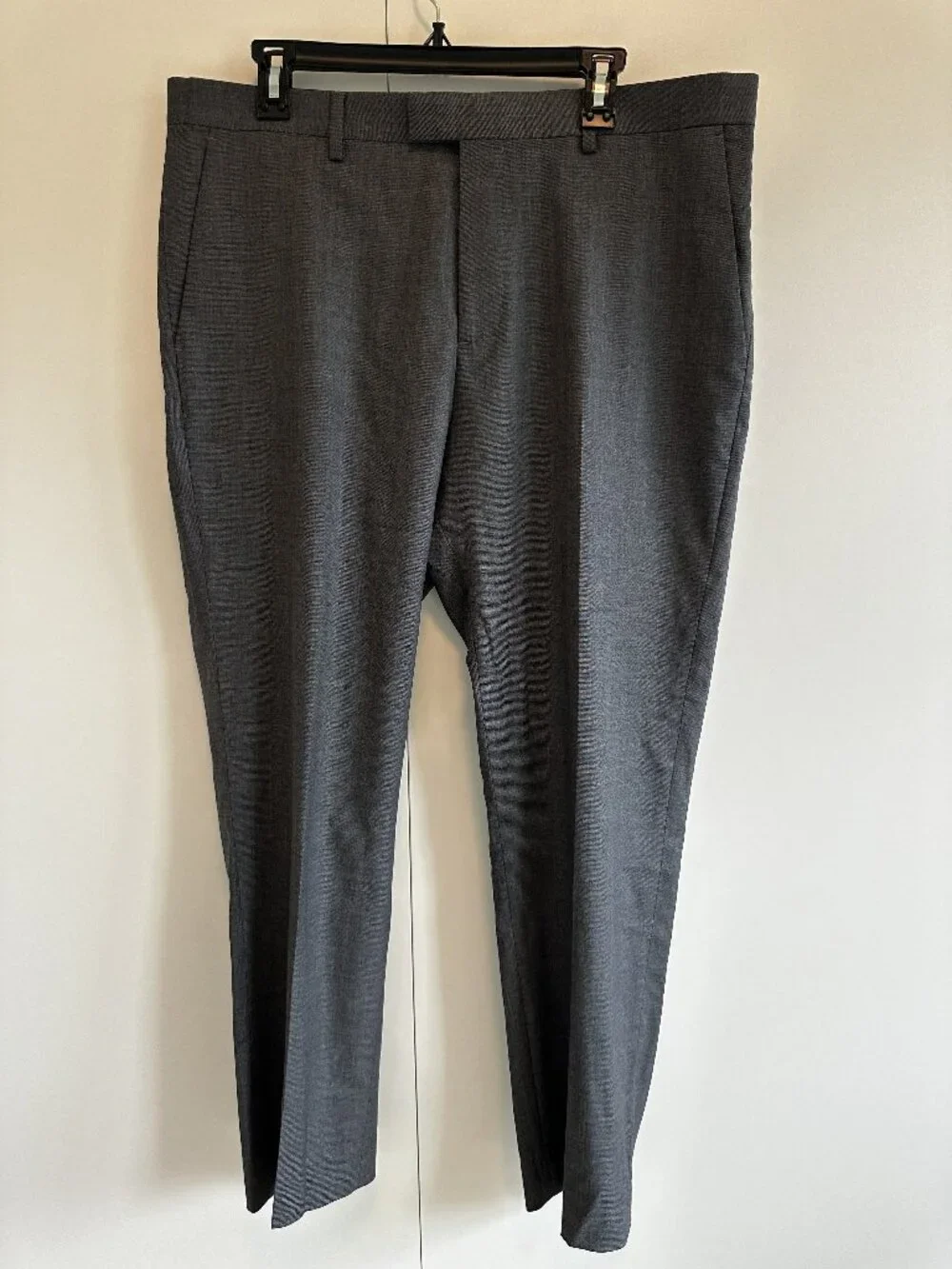 NWT Banana Republic Men’s Tessuto Premium Wool Dress Pants Charcoal Size 36x30